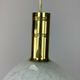 60s 70s Peill & Putzler hanging lamp ceiling lamp glass space design lamp