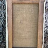 Oil on canvas "Étang Baron"