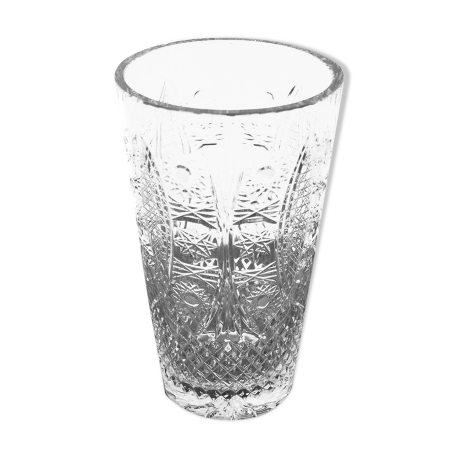 Crystal Vase, Poland, 1960s