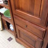 Cherry wood support cabinet