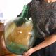 Dame jeanne verte 20L vintage