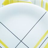 10 assiettes à pain Salins Montréal Jaune