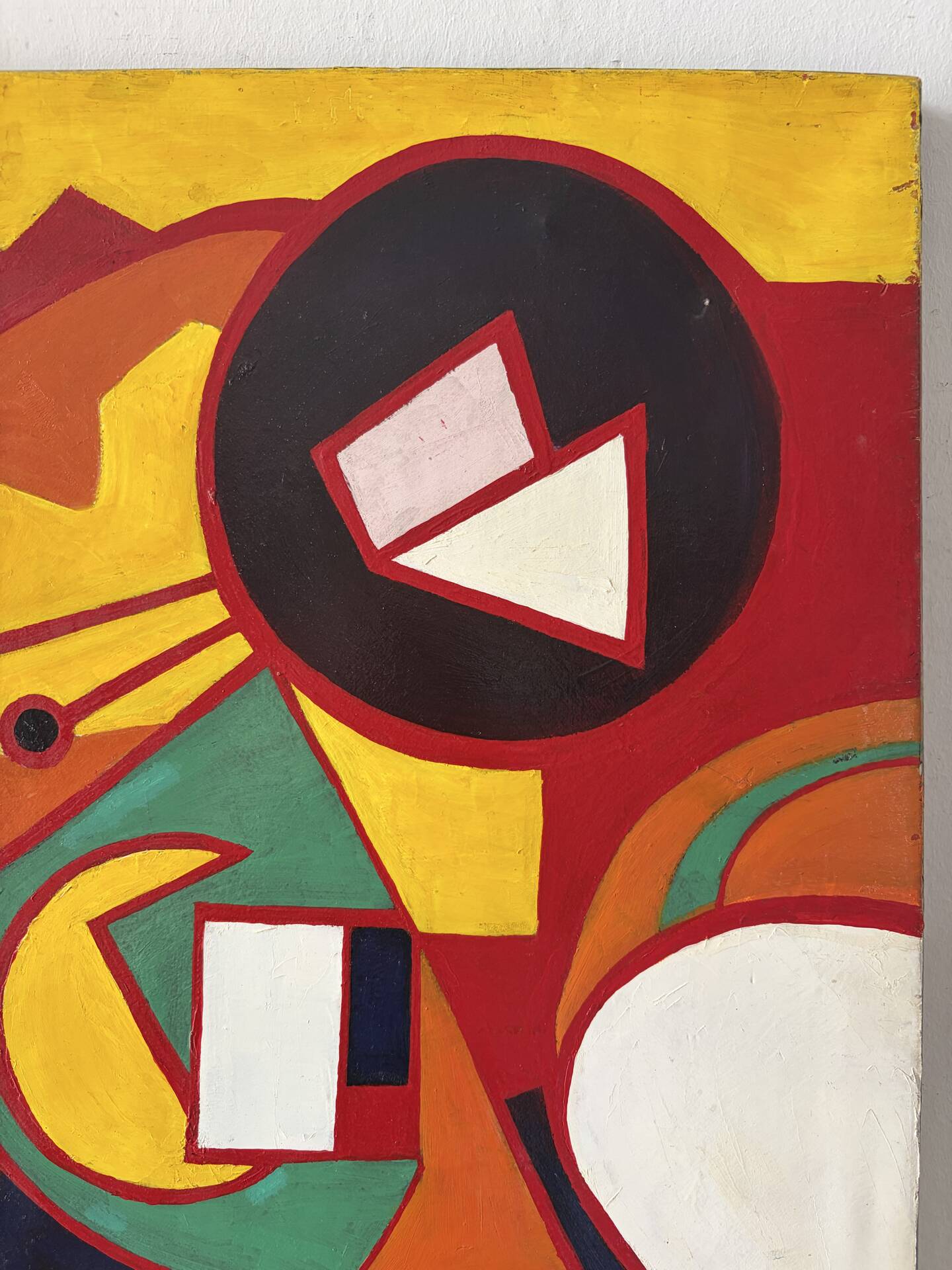 Modern abstract, oil on canvas.