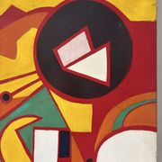 Modern abstract, oil on canvas.