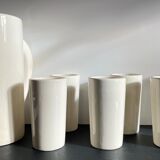 Orangeade service to vintage ceramic soldiers