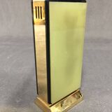 Collector table lighter sarome vintage electric gold metal & alabaster n°2