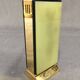 Collector table lighter sarome vintage electric gold metal & alabaster n°2
