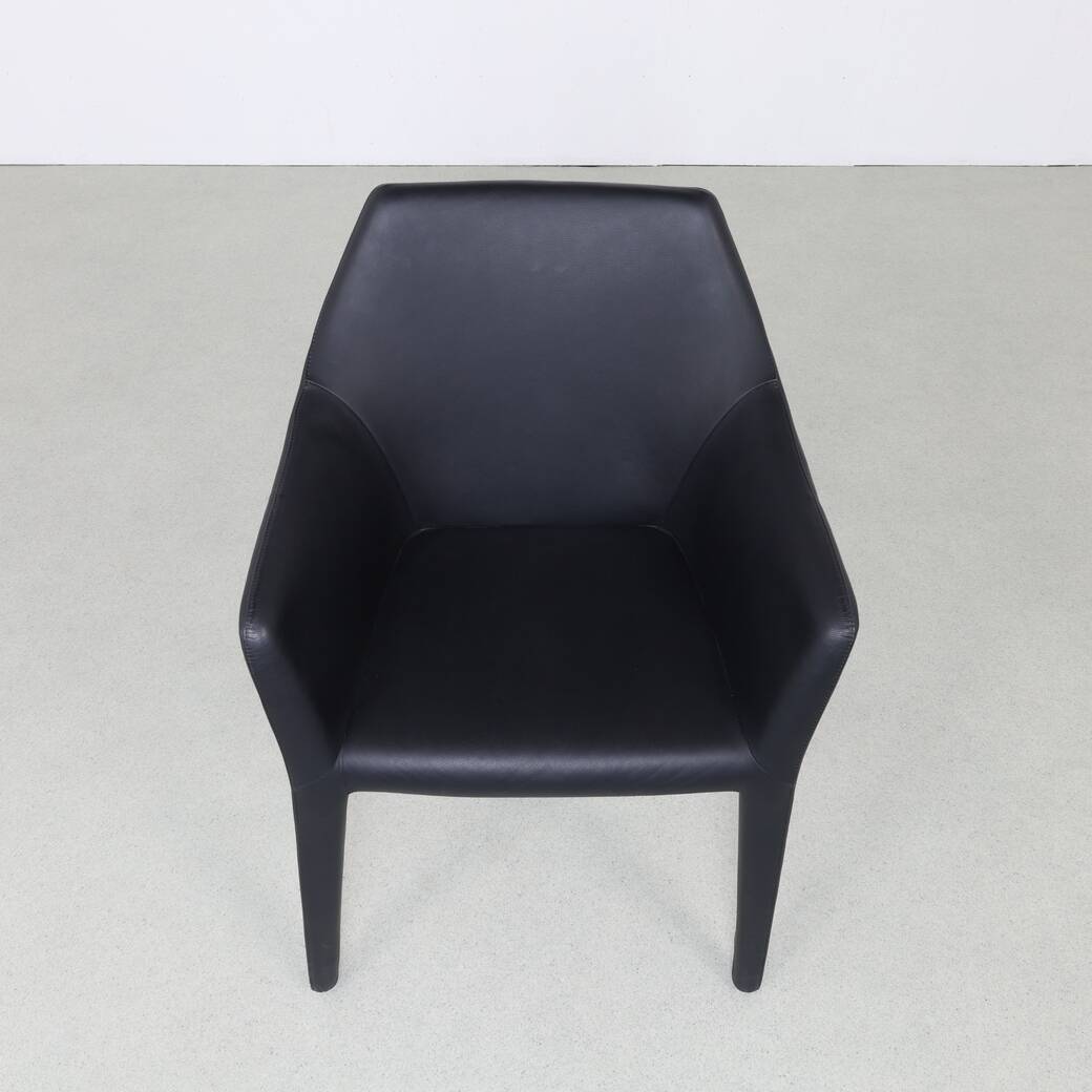 Leather Armchair “Tip Toe Arms” by Bonaldo Italy