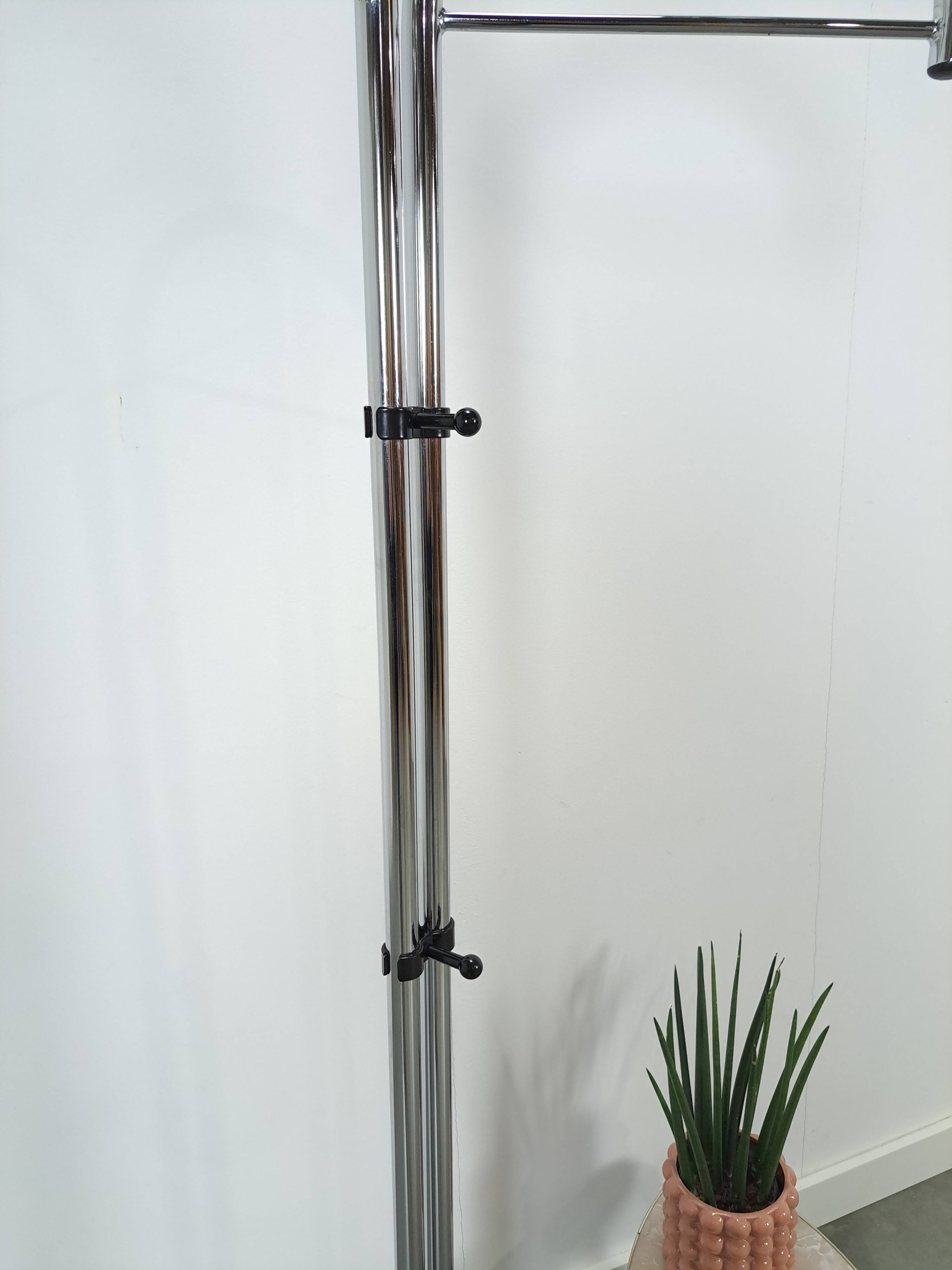 Vintage tall coat rack.