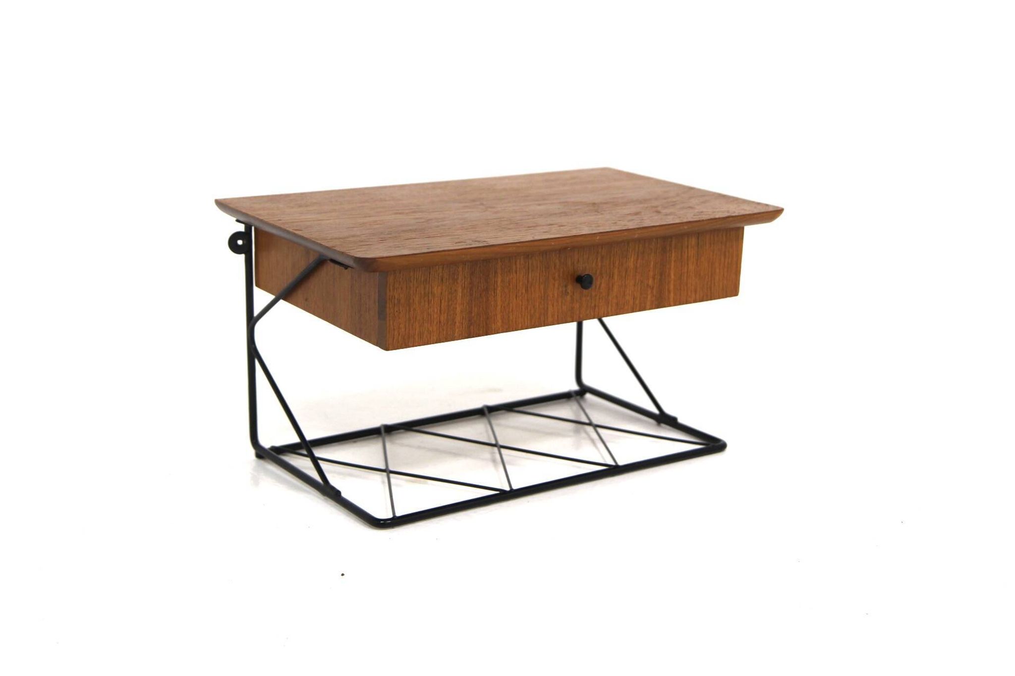 Console murale scandinave en teck, Suède, 1960
