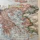 Carte de la Grèce antique et moderne de 1922