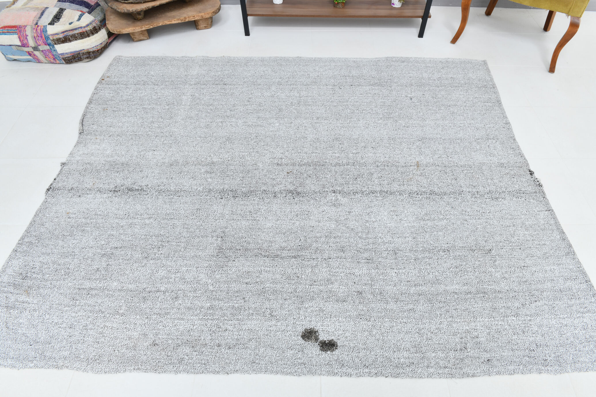 6x7 shhaby chic vintage rug 188x217cm