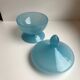 Sky blue opaline box 60s