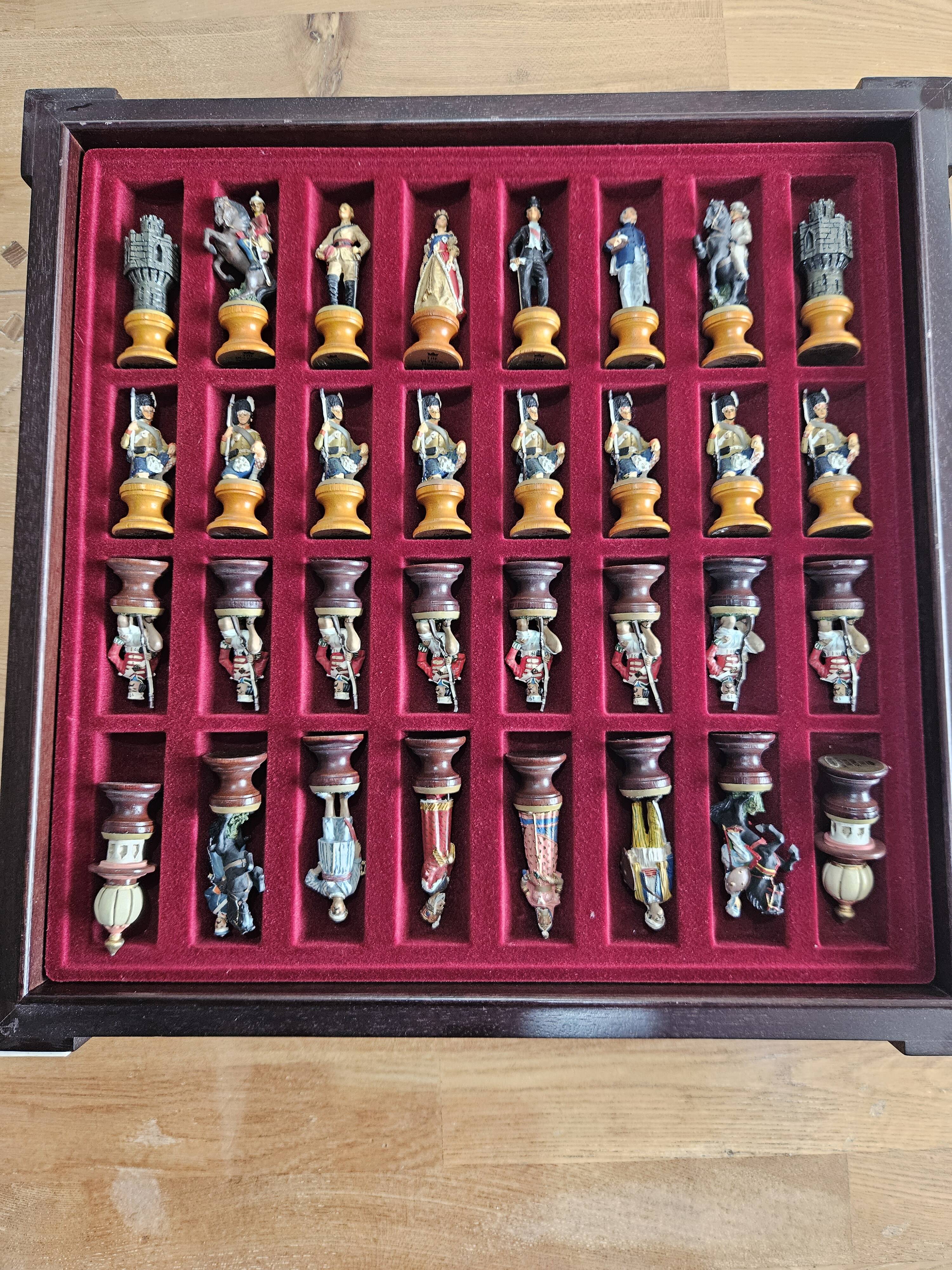 Franklin Mint Raj Collectible Chess Sets, 1970s.