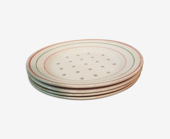 4 assiettes K.G Lunévilles