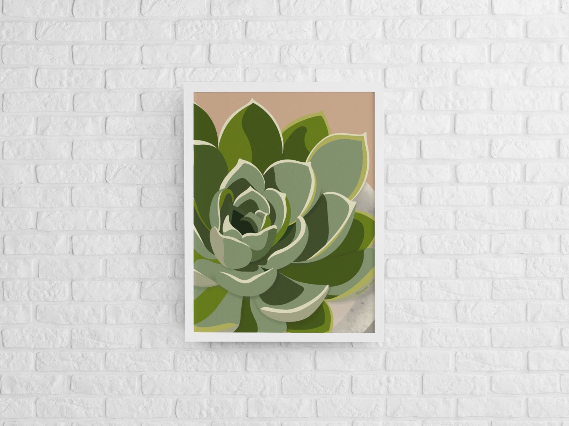 Illustration "Succulent #3" by Noums Atelier