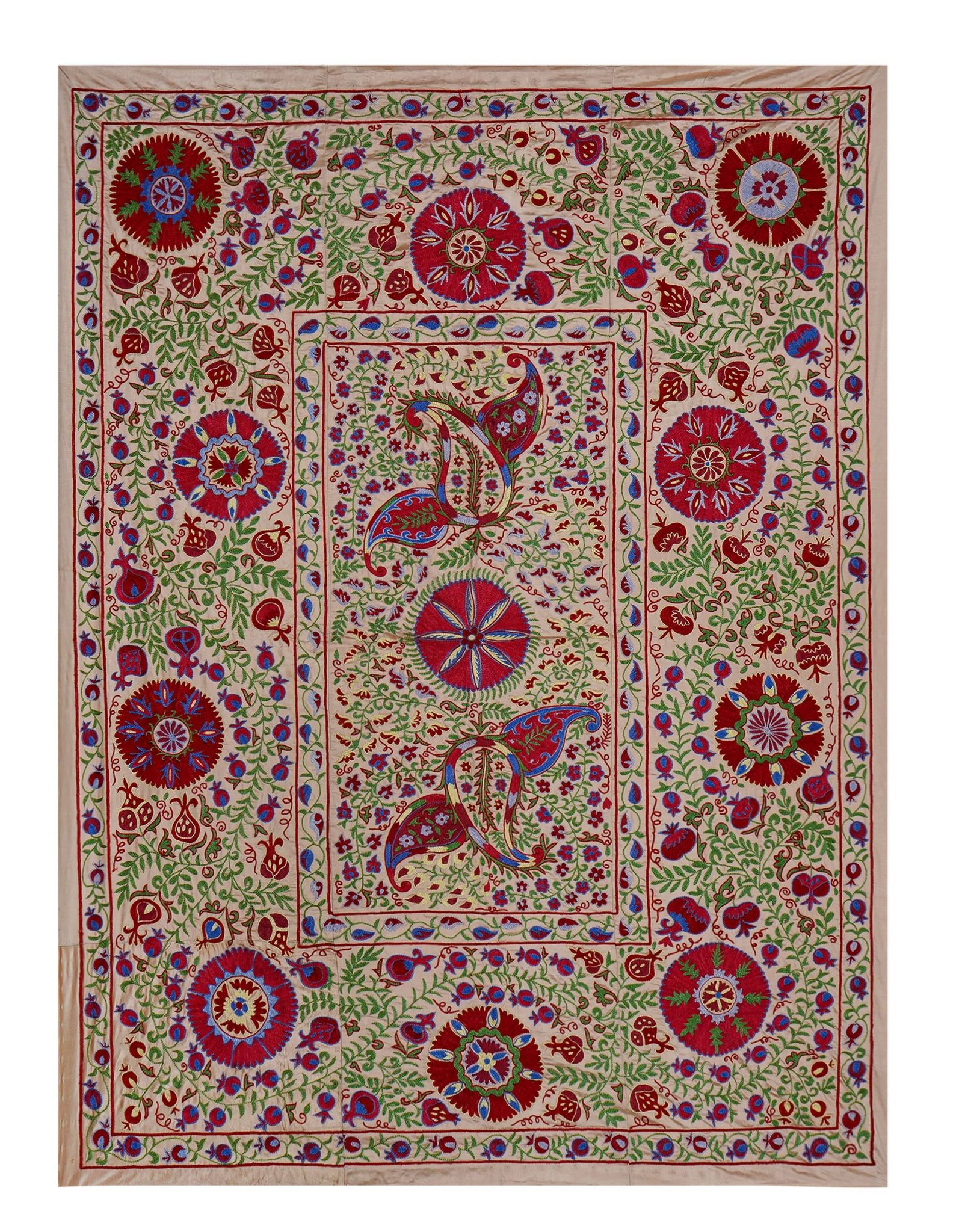 Tapis turc vintage noué à la main