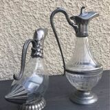 Set of wine decanters