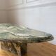 Green marble coffee table
