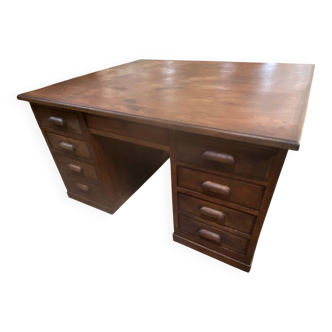 Double-sided notary desk