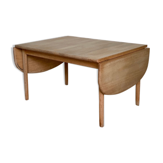 Table basse scandinave chêne massif Hans Wegner