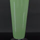 Art Deco lamp in chrome and celadon glass, France, circa 1930