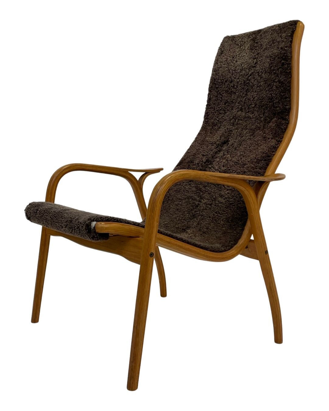 Vintage Swedish lamino armchair Yngve Ekstrom Design