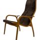 Vintage Swedish lamino armchair Yngve Ekstrom Design