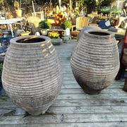 Pair of large Spanish jars