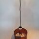 Oxar 1970 pendant light in smoked brown pvc.