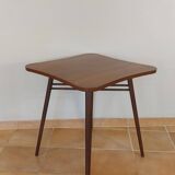 Beech side table by Česky Nabytek, Czech 1960s