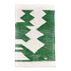 Kilim Moroccan Berber ecru with green patterns 250x142cm