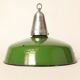 Green industrial lamp