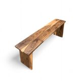 Banc en noyer massif Boho