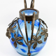 Vase Art Nouveau en verre et fer forgé, André Delatte Nancy, vers 1925