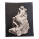 Old photograph by Eugène Fiorillo after Auguste Rodin, the kiss, silver print