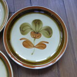 7 Gien dessert plates