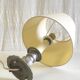 Table lamp in tin, candlestick shape - mid 20th century.