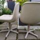 Chaises de bureau Strafor années 70