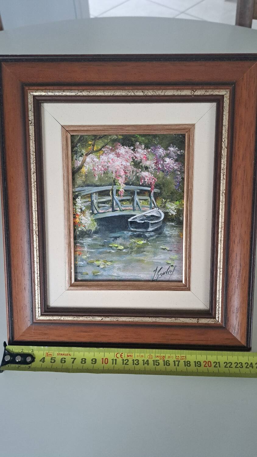 "Monet's Garden" painting by James Gaubert