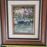 "Monet's Garden" painting by James Gaubert