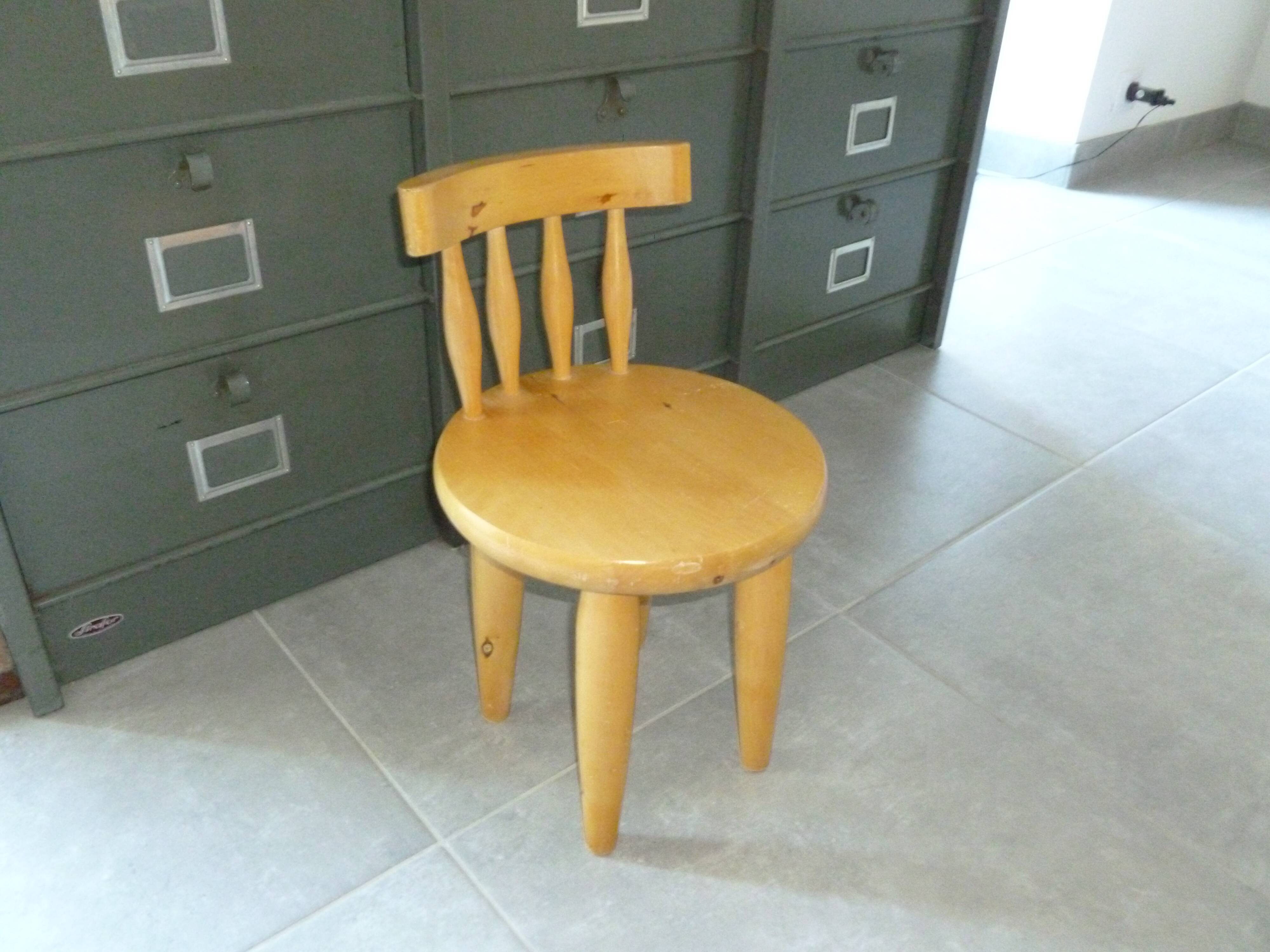 Wooden children's chair
