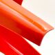 Vintage Stool or Side Table in Vibrant Orange, 1970s