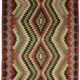 Vintage Turkish Kilim Co Coloured Turkish 175x247 cm Handwoven Bohemian Spirit