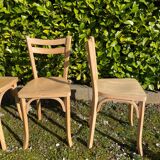 Set of 4 bistro chairs Baumann matt colorless varnish