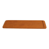 Plateau vintage scandinave en teck 1960