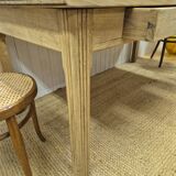 Solid oak farmhouse table