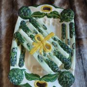 Old Vallauris slipware plate