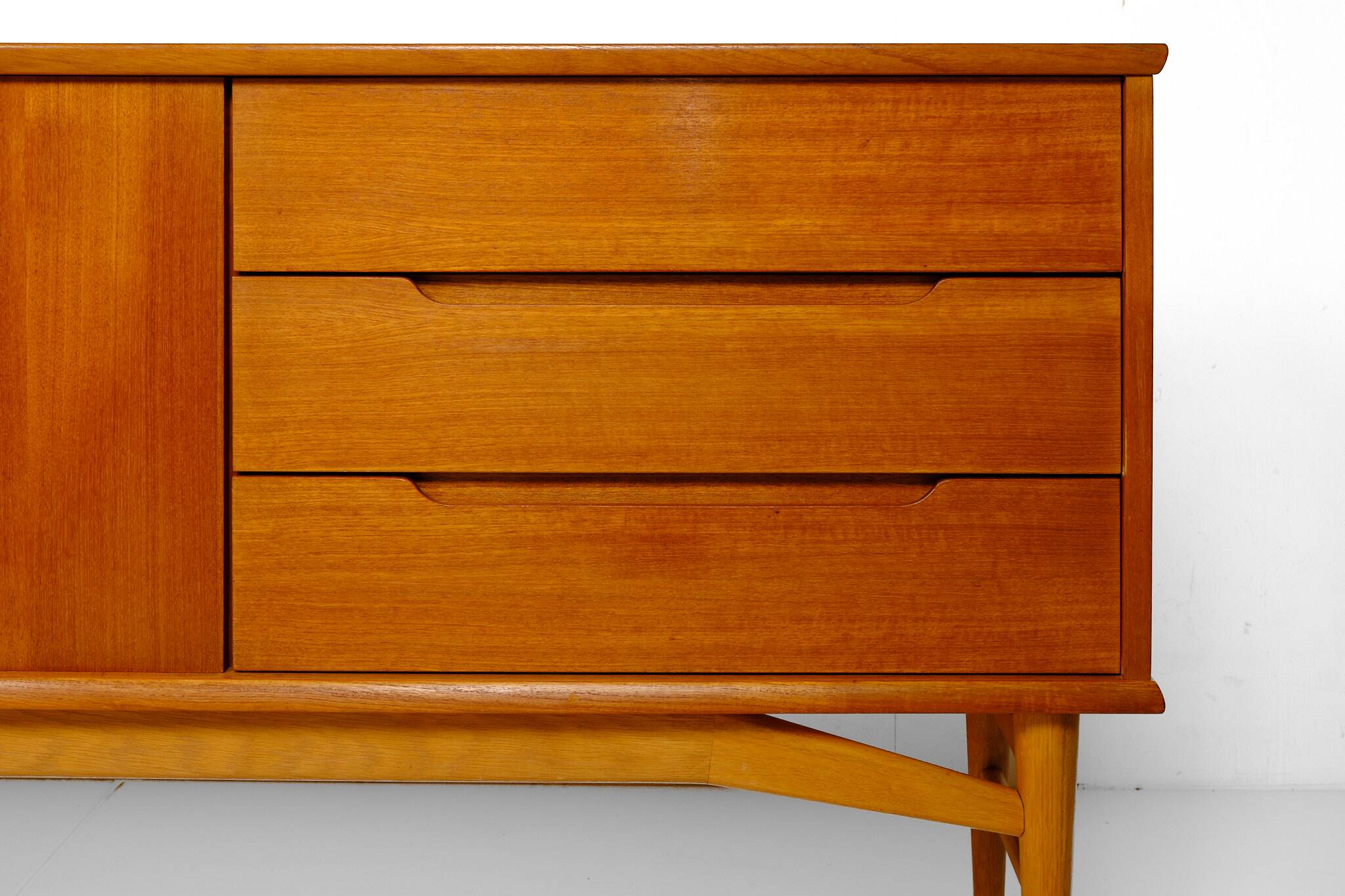 Teak enfilade, Fredericia, by Borge Mogensen, built around 1970.
