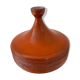 Vase soliflore vintage en terre cuite émaillée